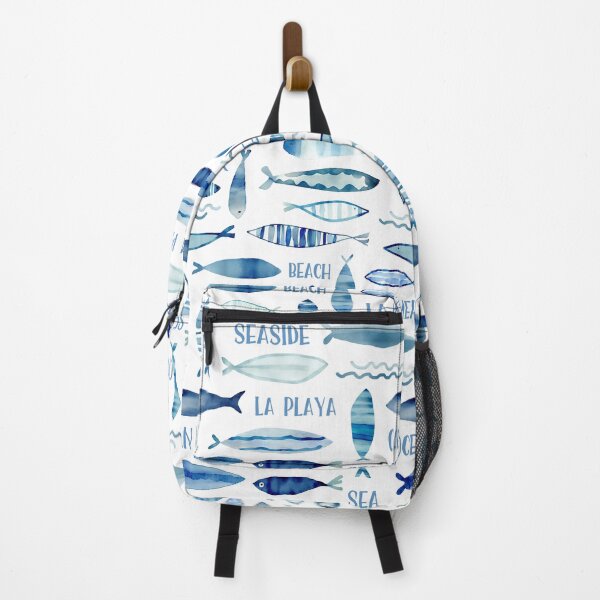 Item preview, Whimsical Fish And Words Summer Beach Vibe designed and sold by artsandsoul.
