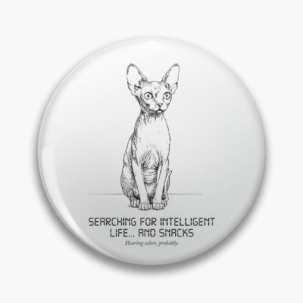 Item preview, The Radar Dish - Sphynx Cat designed and sold by bapupa.