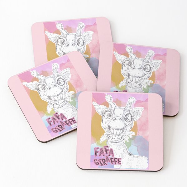 Item preview, FAFA Giraffe (drawing by ACCI) designed and sold by VanyssaGraphics.