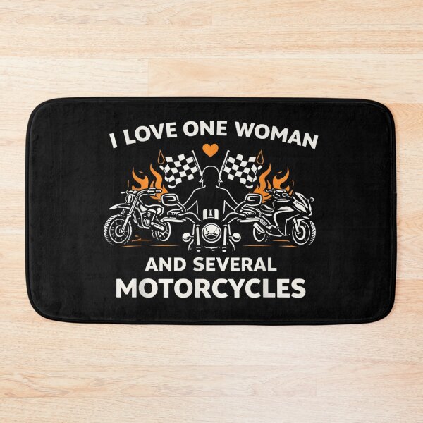 Item preview, I Love One Woman And Several Motorcycles Biker Shirt designed and sold by Daisy Grimes.