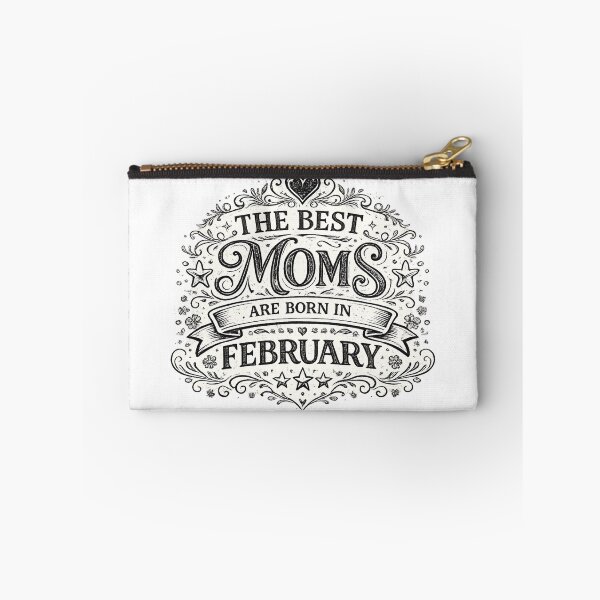 Item preview, The Best Moms Are Born In February – February Birthday Mom Gift Vintage Typography designed and sold by Szapeee.