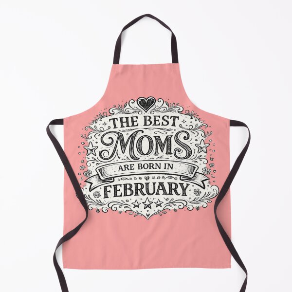 Item preview, The Best Moms Are Born In February – February Birthday Mom Gift Vintage Typography designed and sold by Szapeee.