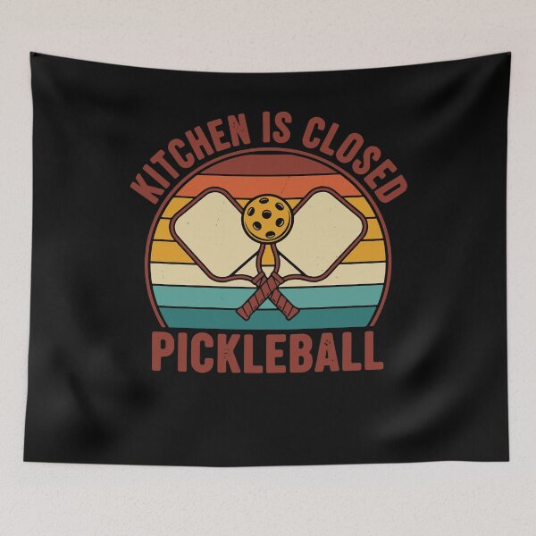 Item preview, Pickleball Kitchen Is Closed Player Paddles Balls designed and sold by LuminOrb.