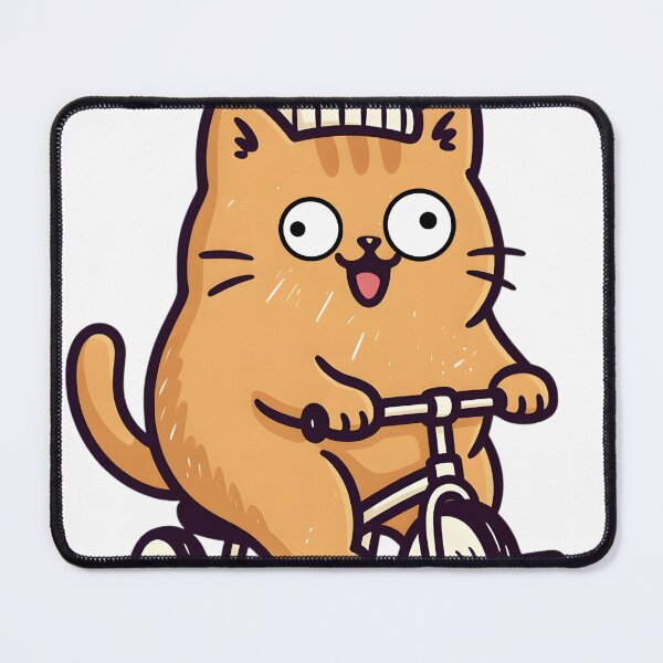Item preview, Funny Orange Cat Riding a Tricycle – No Brakes Just Vibes designed and sold by Dio Series.