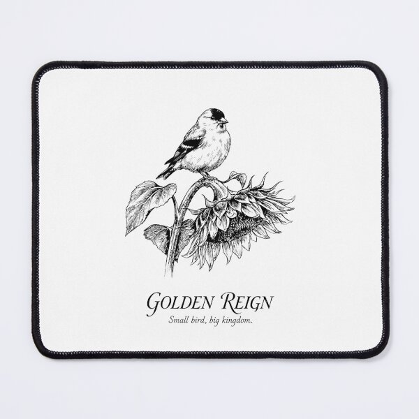 Item preview, The Sunflower Monarch - American Goldfinch designed and sold by bapupa.