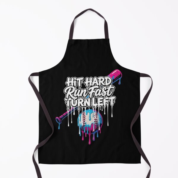 Item preview, Hit Hard Run Fast Drip Baseball designed and sold by KIROSALS.