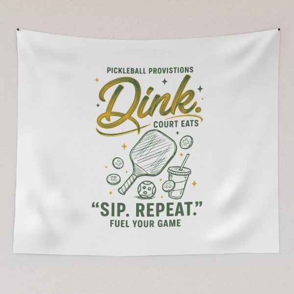 Artikelvorschau, Pickleball Lustiger Spieler Dink Sip Repeat Liebe entworfen und verkauft von LuminOrb.