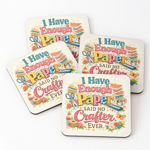 Item preview, I Have Enough Paper Said No Crafter Ever – Colorful Crafting Lover Design designed and sold by blankTeeShirt.