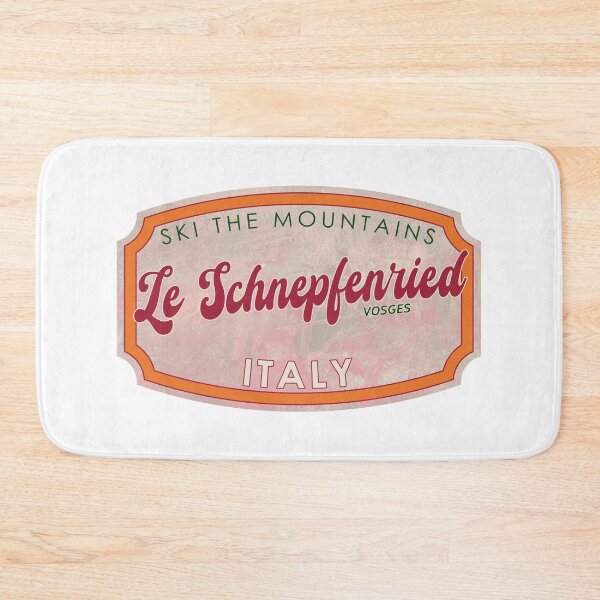 Item preview, Le Schnepfenried, France, Vosges, Ski, textured skiing badge designed and sold by Wanderful-roads.