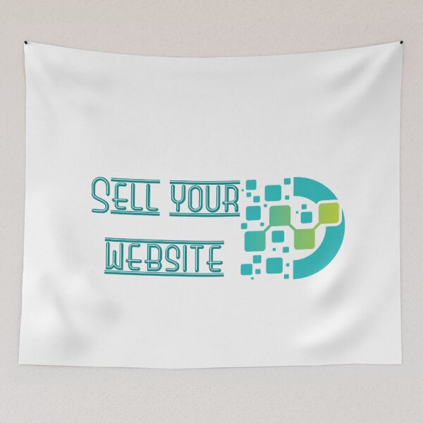 Item preview, Sell Your Website – Bold Typography with Browser & Dollar Icon designed and sold by Yasmine Mohammed.