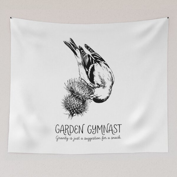 Item preview, The Thistle Acrobat - American Goldfinch designed and sold by bapupa.