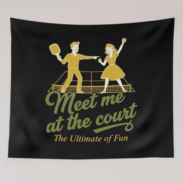 Artikelvorschau, Pickleball Meet Me At The Court Funny Player Love entworfen und verkauft von LuminOrb.