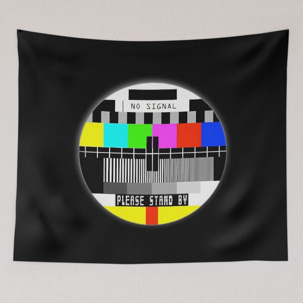 Item preview, No Signal Old Tv  Screen Funny Please Stand By  designed and sold by hiroseundeny.
