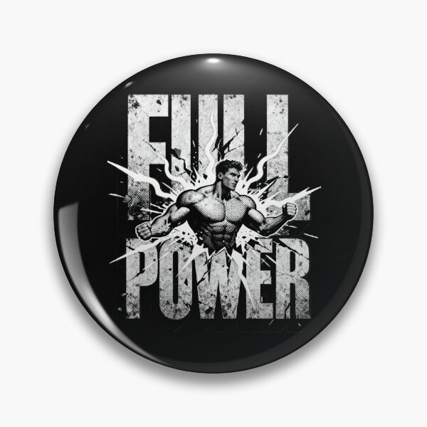 Item preview, FULL POWER – Bold Streetwear Graphic T-Shirt | Motivational Gym Design | Vintage Grunge Typography Tee designed and sold by Maximilianos.