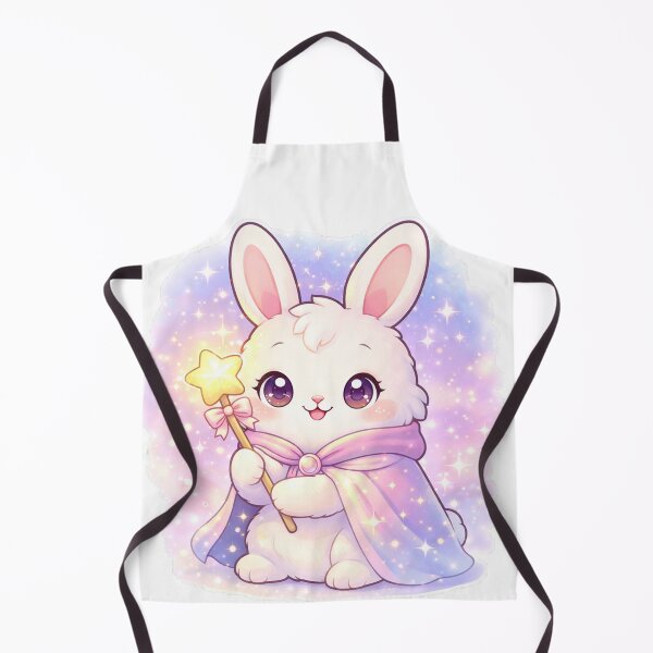 Item preview, Magical Bunny With Star Wand Cute Fantasy Kawaii Design designed and sold by Sadia Jannat.