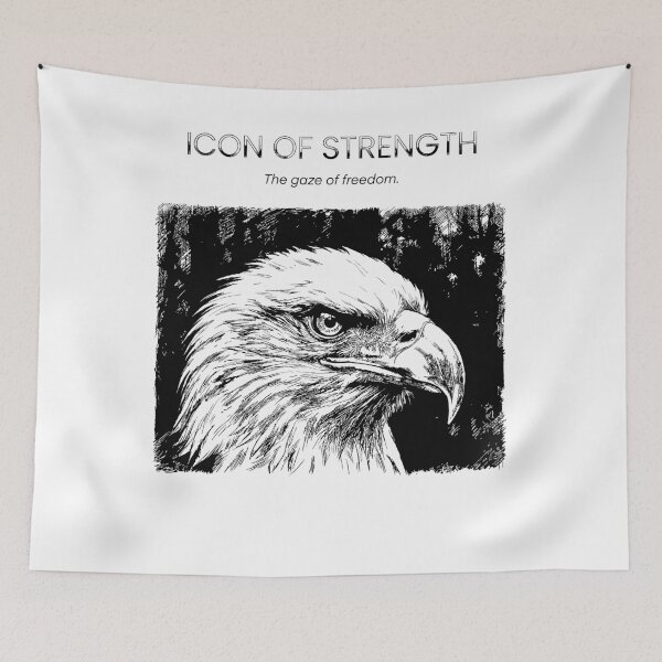 Item preview, Portrait of Power - Bald Eagle designed and sold by bapupa.