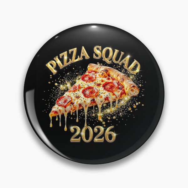 Item preview, Pizza Squad 2026 Gold Luxury Design, Funny Graduation Pizza Lover Shirt, Glowing Pizza Graphic designed and sold by Verycutethings.