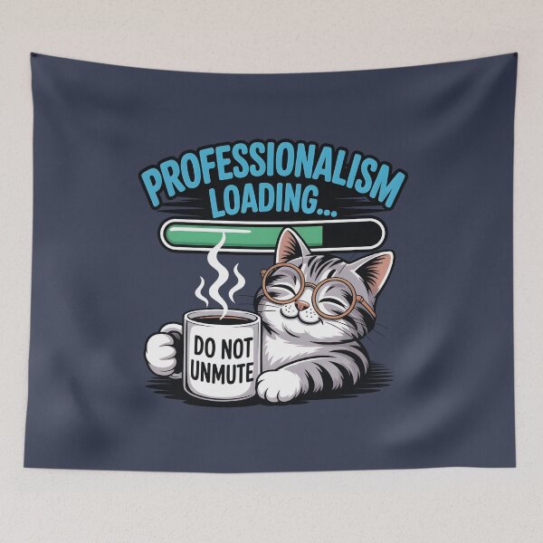 Item preview, Professionalism Loading Funny Cat and Office Humor designed and sold by SplashTastic.