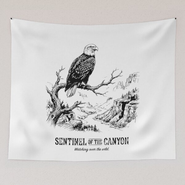 Item preview, Sentinel of the Canyon - Bald Eagle designed and sold by bapupa.