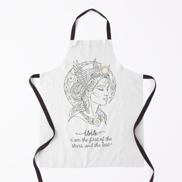 Item preview, Goddess Isis One-Line Art: Egyptian Magic & Healing Quote designed and sold by Siriusvibes.