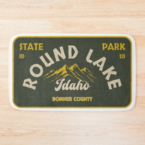 Item preview, Round Lake State Park, Bonner County, Idaho, badge design designed and sold by Wanderful-roads.