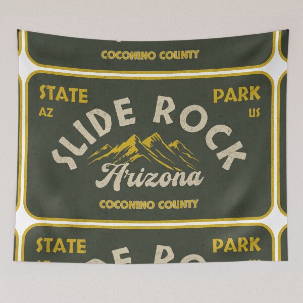 Item preview, Slide Rock State Park, Coconino County, Arizona, badge design designed and sold by Wanderful-roads.