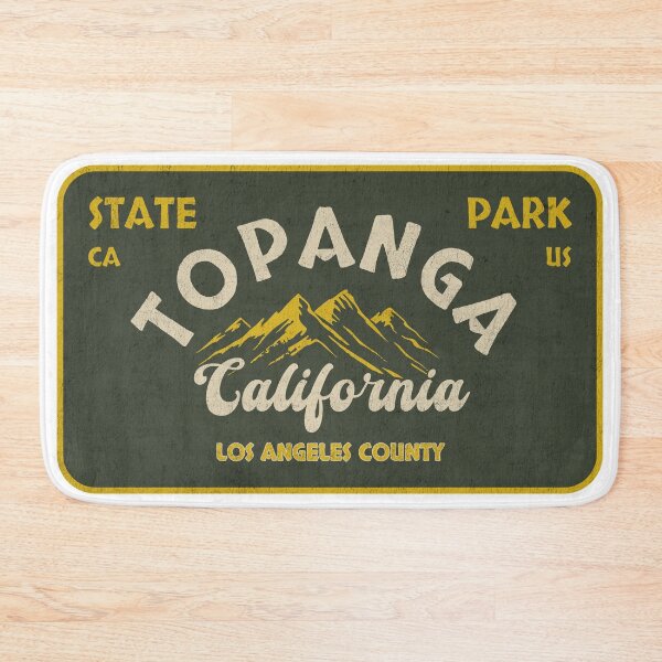 Item preview, Topanga State Park, Los Angeles County, California, badge design designed and sold by Wanderful-roads.