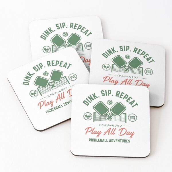 Item preview, Pickleball Dink Sip Repeat Play All Day Adventures designed and sold by LuminOrb.