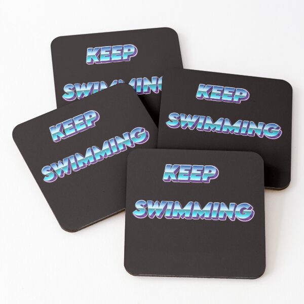 Item preview, Kpop Song New Album Song Inspirational Keep Swimming Art designed and sold by RADesignHub.