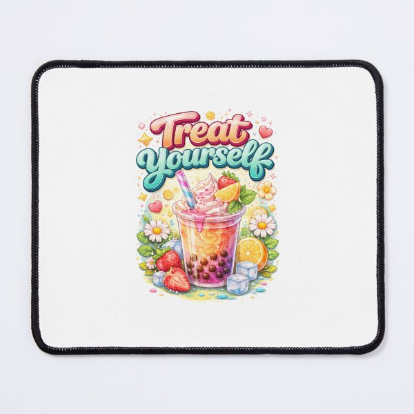 Item preview, Treat Yourself Colorful Bubble Tea Design designed and sold by WorkinProgress0.