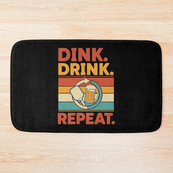 Item preview, Pickleball Dink Drink Repeat Funny Player designed and sold by LuminOrb.