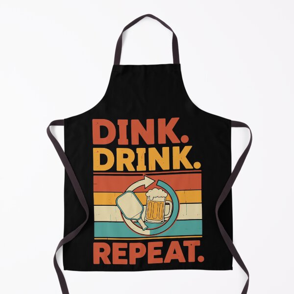 Artikelvorschau, Pickleball Dink Drink Repeat Lustiger Spieler entworfen und verkauft von LuminOrb.