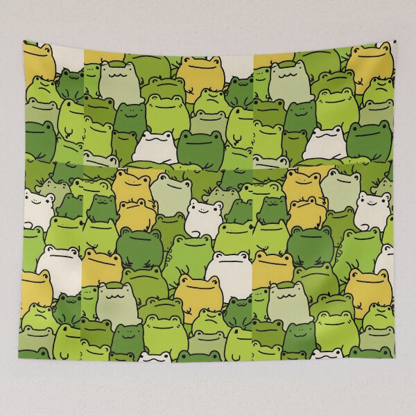 Item preview, Frogs Pattern designed and sold by xiao xuans.