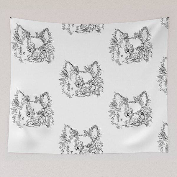 Item preview, C for Chihuahua part of A to Z Alphabet Line Art Series designed and sold by Mauras-Designs.