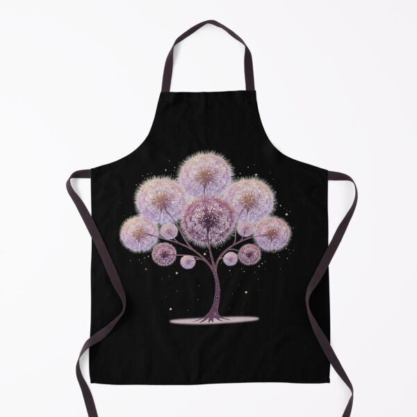 Item preview, Heart Tree – Poetic Dandelion‑Style Tree in Pink & Purple designed and sold by Herzbaumatelier.