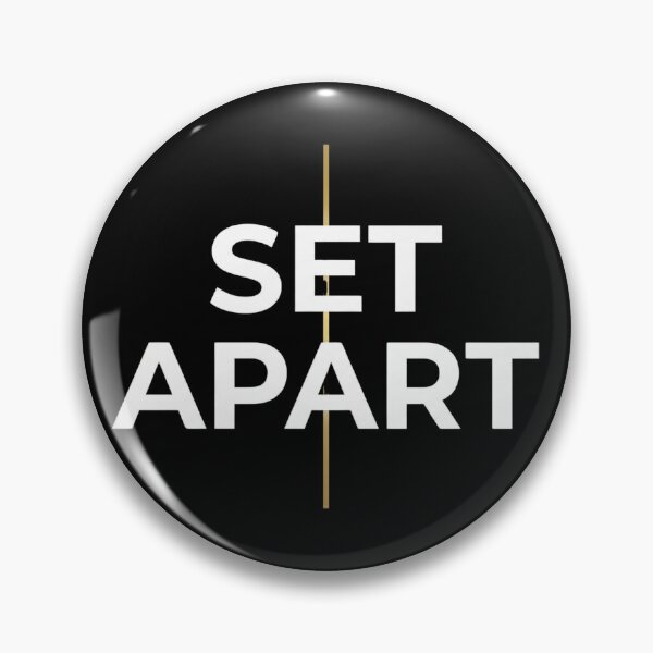 Item preview, Set Apart Holy Minimalist Christian T-Shirt designed and sold by SayIt-Wear.