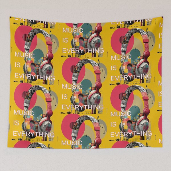 Item preview, Music Is Everything – Funky Soundwave Vibes for True Music Lovers designed and sold by Ignorant-Artist.