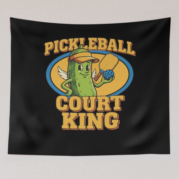 Artikelvorschau, Pickleball Court King Lustiger Spieler Pickleball entworfen und verkauft von LuminOrb.