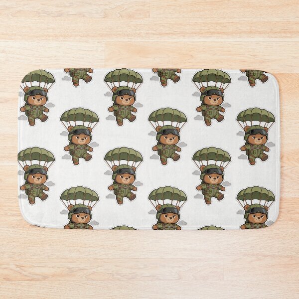 Item preview, Military Skydiver Bear designed and sold by carestazafeli.