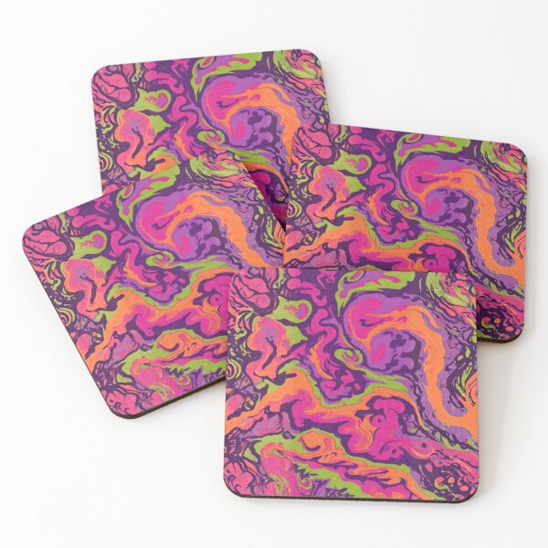 Item preview, Vibrant Psychedelic Liquid Swirl Abstract Art designed and sold by Siriusvibes.