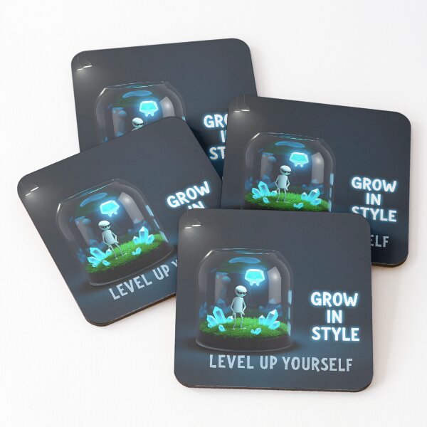 Item preview, Grow in Style — Level Up Yourself | Glass Dome Growth Illustration designed and sold by Creative-RE.
