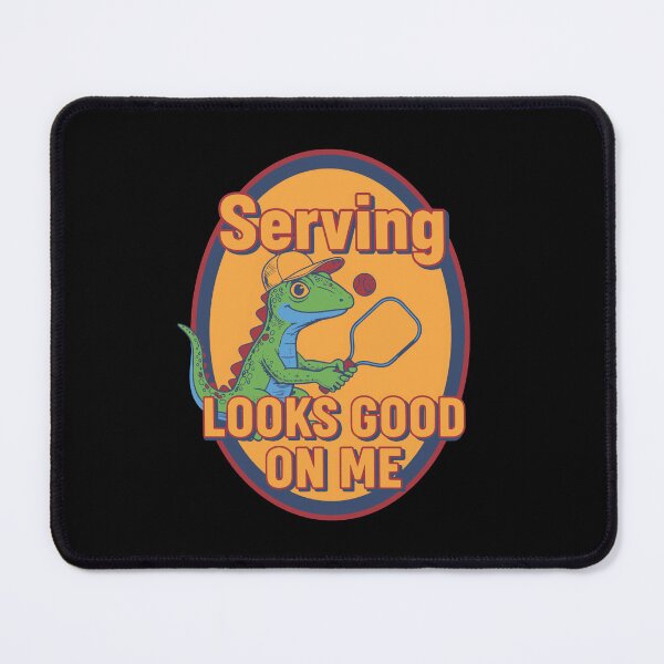 Item preview, Pickleball Funny Player Serving Looks Good On Me designed and sold by LuminOrb.