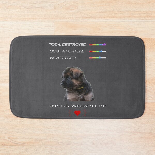 Item preview, German Shepherd Puppy – Total Destroyer, Cost a Fortune, Never Tired, Still Worth It | Funny Dog Design designed and sold by InkWaveX.