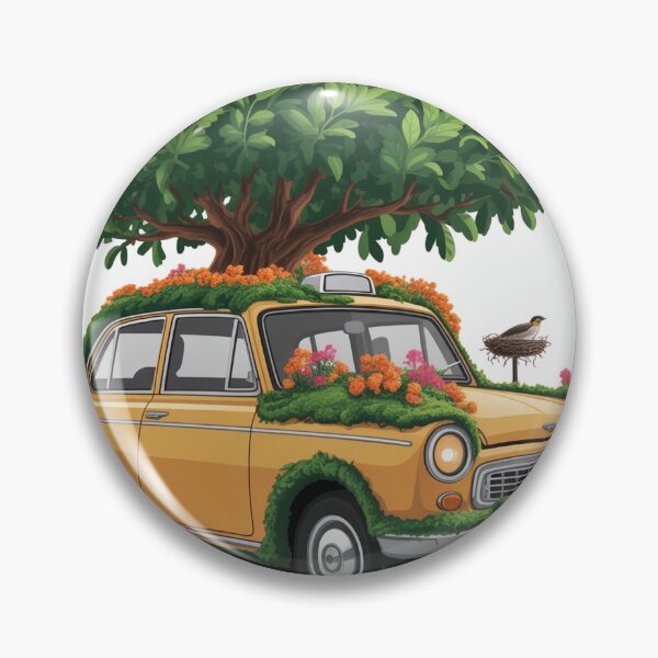 Item preview, Mumbai Padmini Taxi Nature Poster — Desi Art, Indian Vintage Car Gift, India Nostalgia designed and sold by TheFlamedArts.