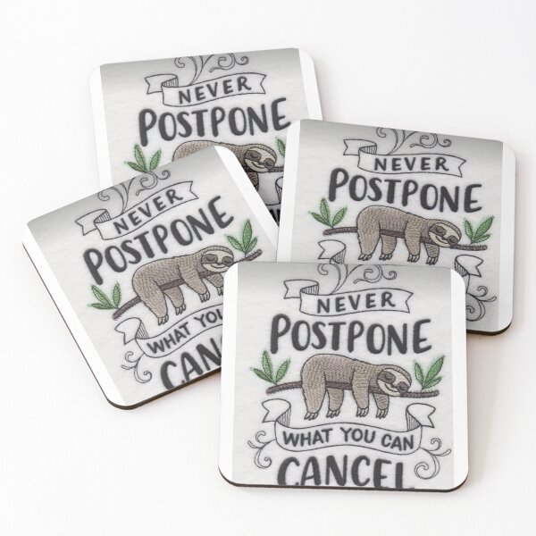 Item preview, Squirrel Never Postpone What You Can – Procrastibust Your Day! designed and sold by Ulikedigital14.