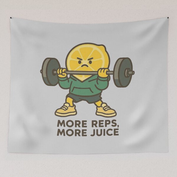 Item preview, Strong Lemon – More Reps, More Juice designed and sold by Aloloco.