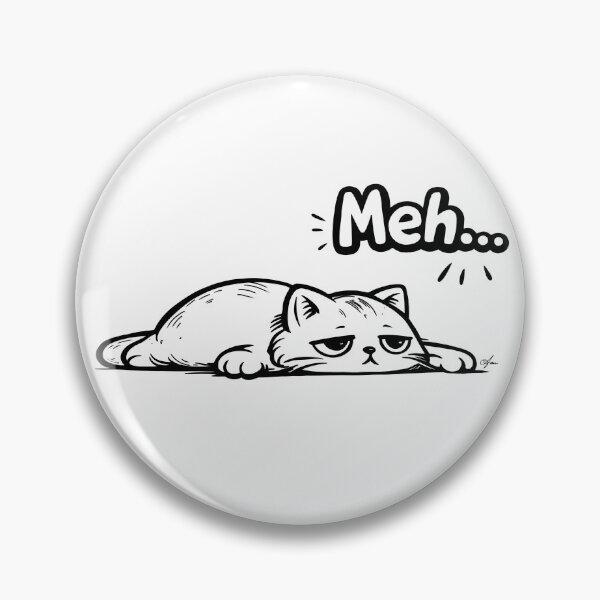 Item preview, Meh Cat designed and sold by TasiaZenzura.