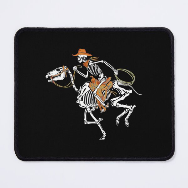 Item preview, Skeleton Cowboy Riding Horse Alt Western Art designed and sold by gewgacruccl43.