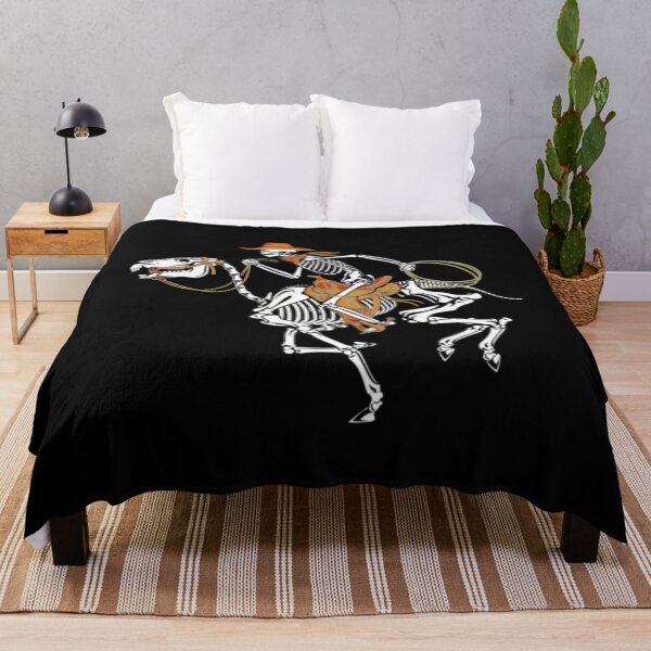 Item preview, Skeleton Cowboy Riding Horse Alt Western Art designed and sold by gewgacruccl43.