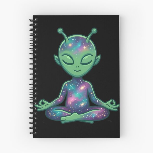 Item preview, Cosmic Zen Alien - Meditating Galaxy Yogi Yoga Art designed and sold by AlanyaArtX.